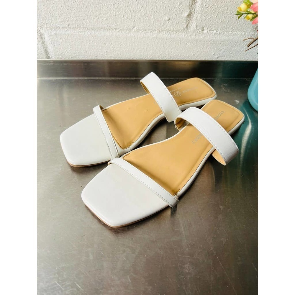 Chinese Laundry White Sandals